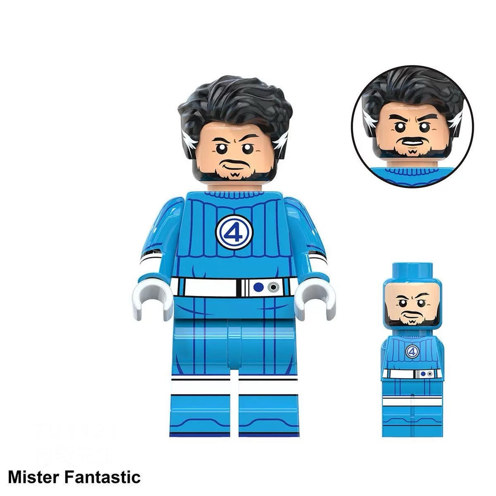 Mister Fantastic Marvel Superhero minifigure Lego Compatible