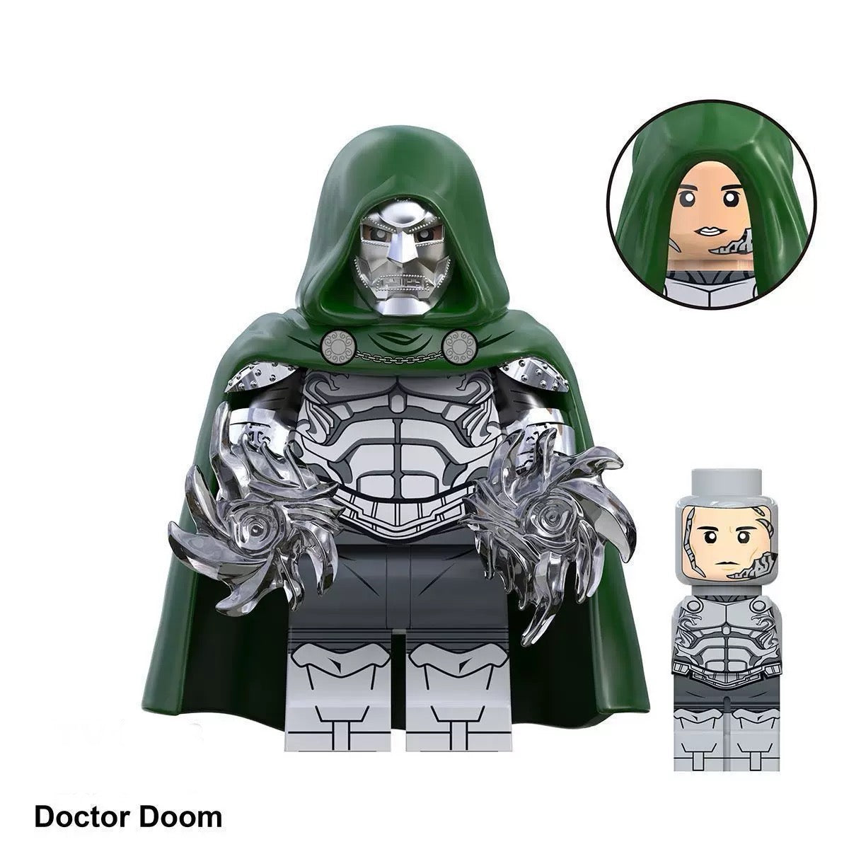 Dr. Doom Marvel Superhero minifigure Lego Compatible