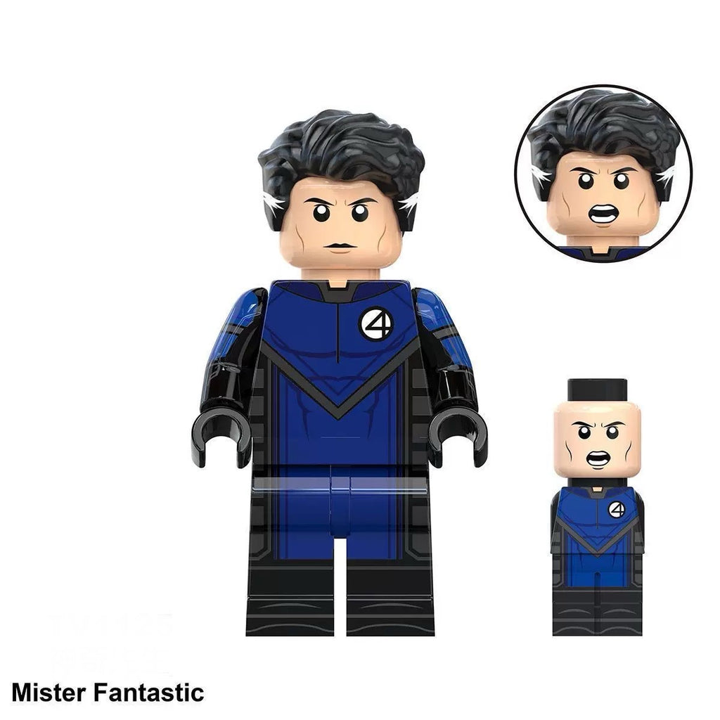 Mister Fantastic Marvel Superhero minifigure Lego Compatible