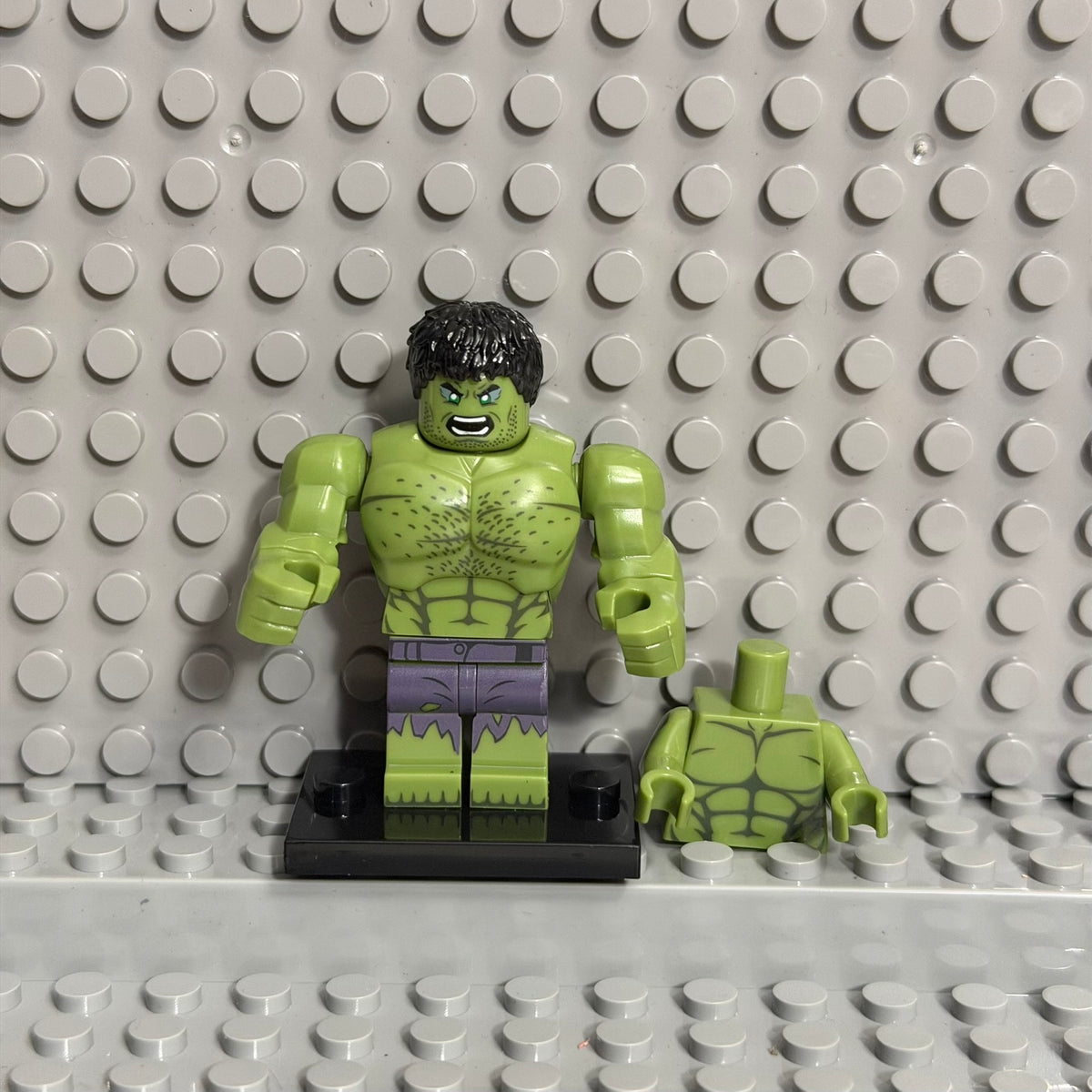 Hulk Marvel Superhero minifigure Lego Compatible