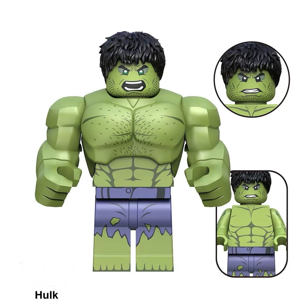 Hulk Marvel Superhero minifigure Lego Compatible