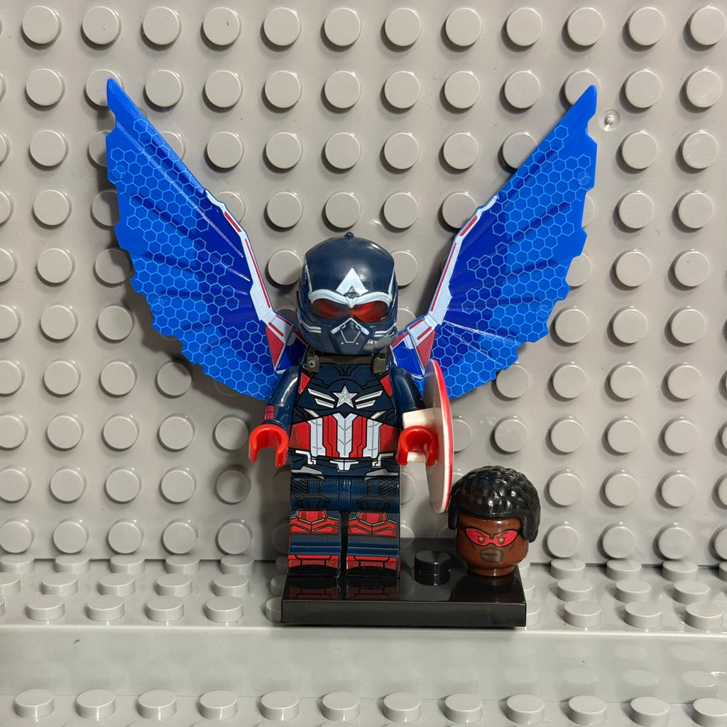 Captain America Marvel Superhero minifigure Lego Compatible