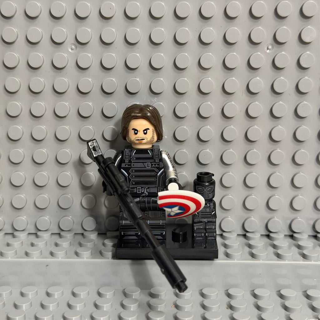 Winter Soldier Marvel Superhero minifigure Lego Compatible