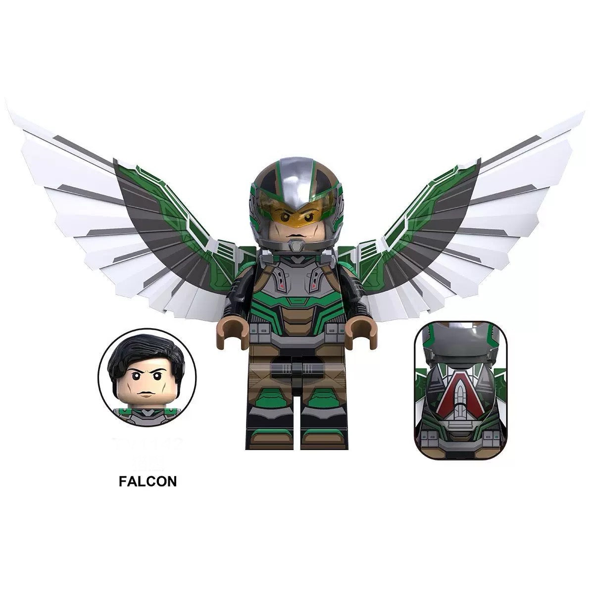 Falcon Marvel Superhero minifigure Lego Compatible