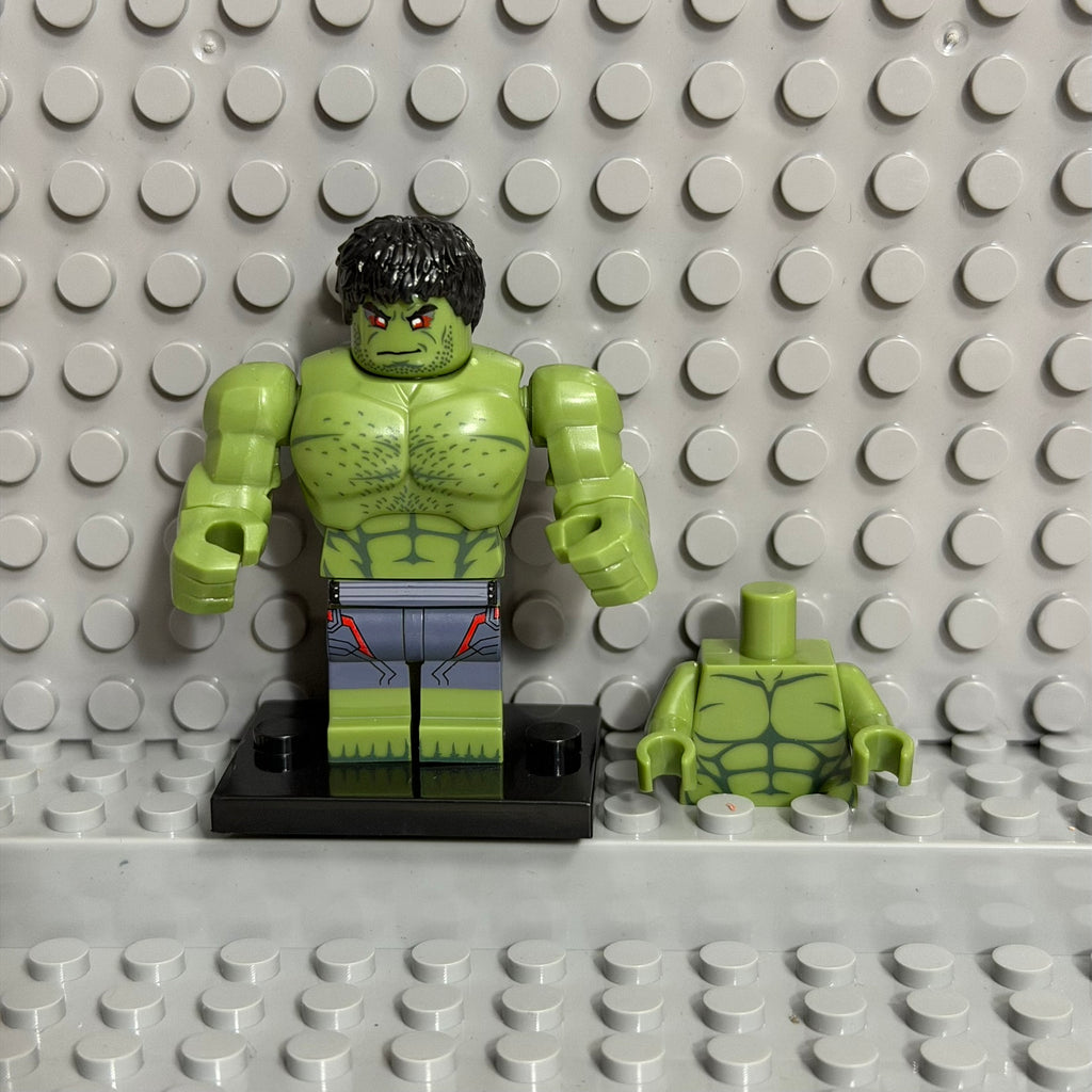 Hulk Marvel Superhero minifigure Lego Compatible