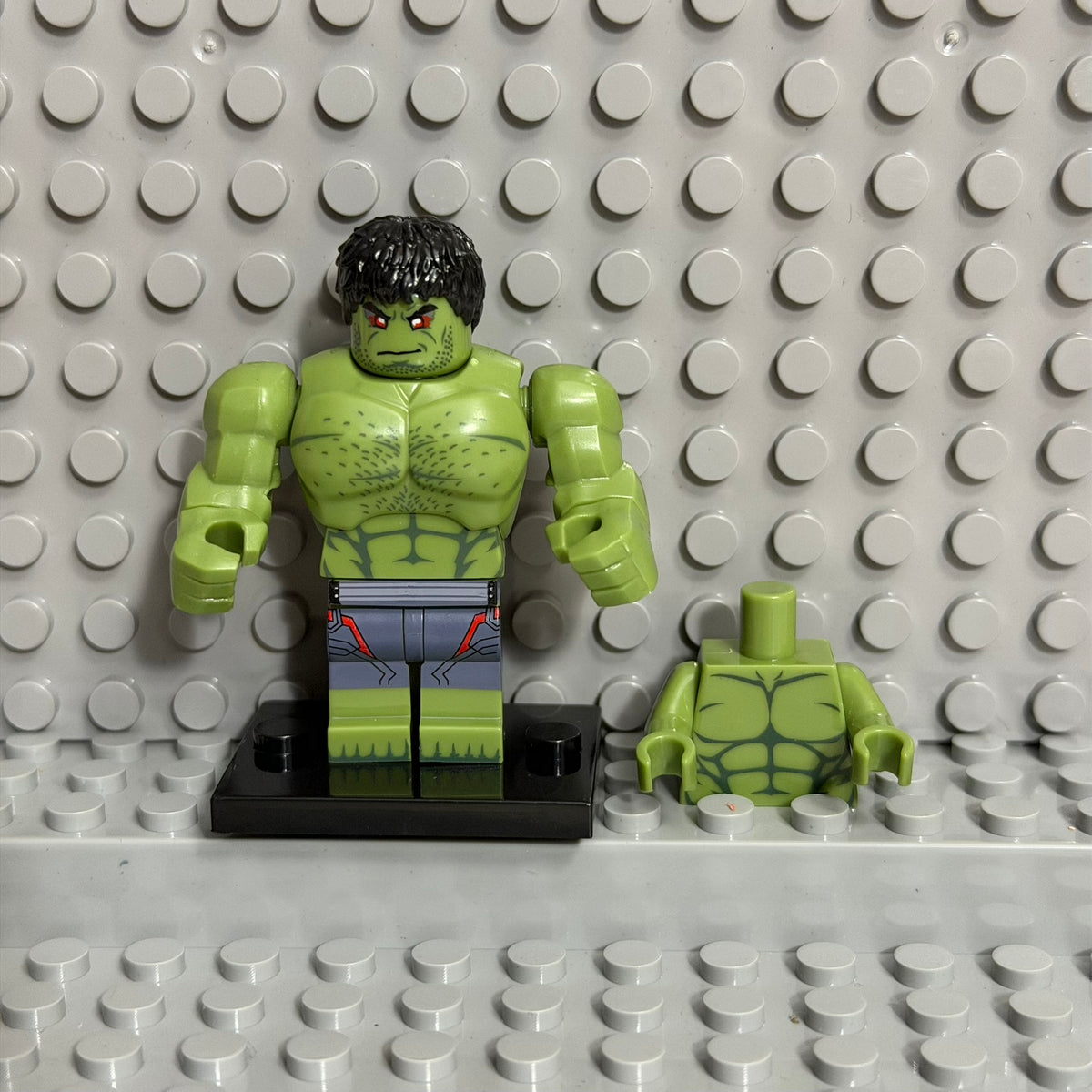 Hulk Marvel Superhero minifigure Lego Compatible
