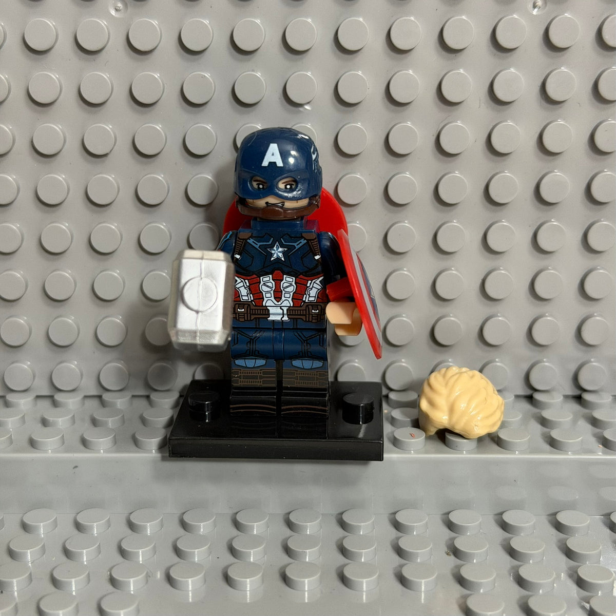 Captain America Marvel Superhero minifigure Lego Compatible