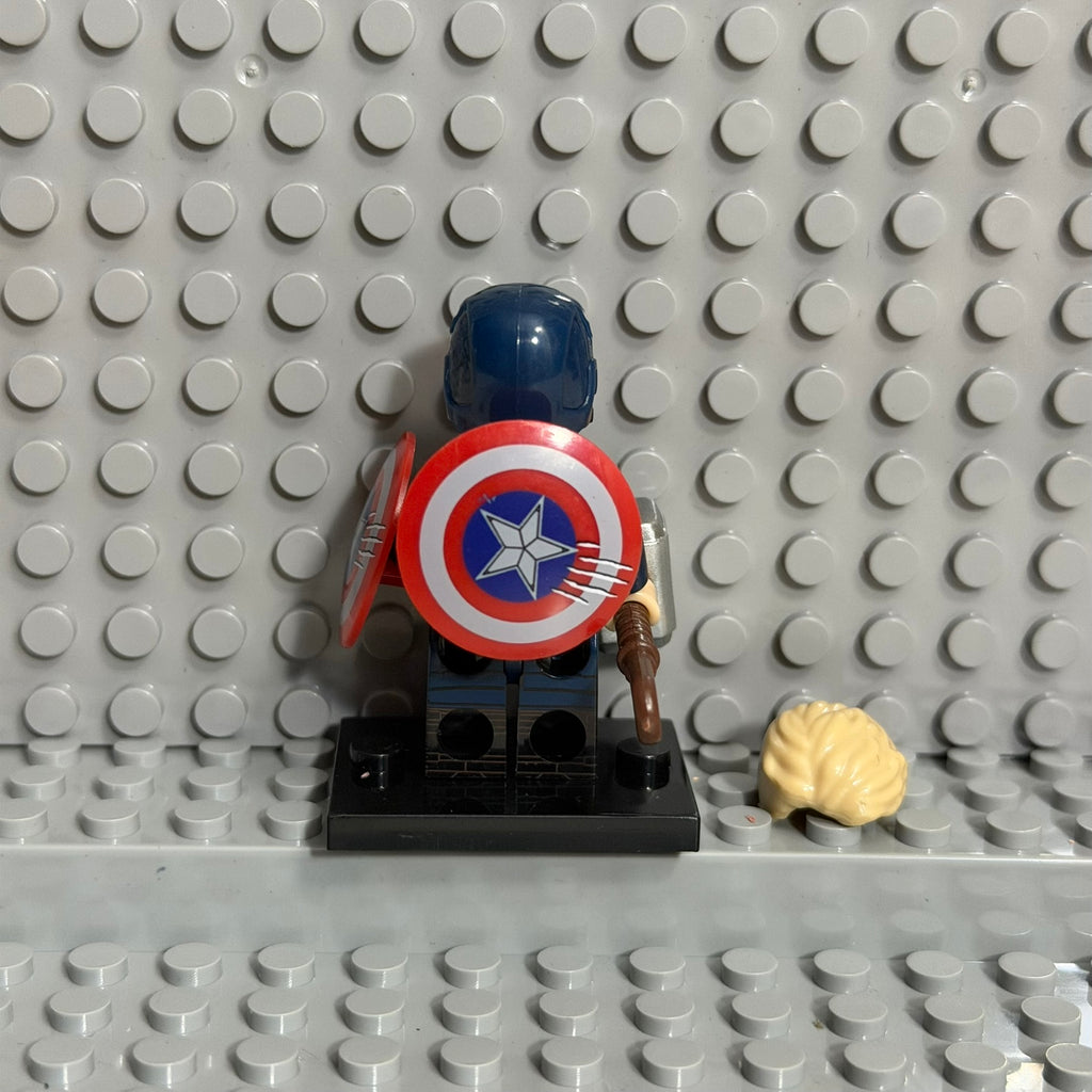 Captain America Marvel Superhero minifigure Lego Compatible