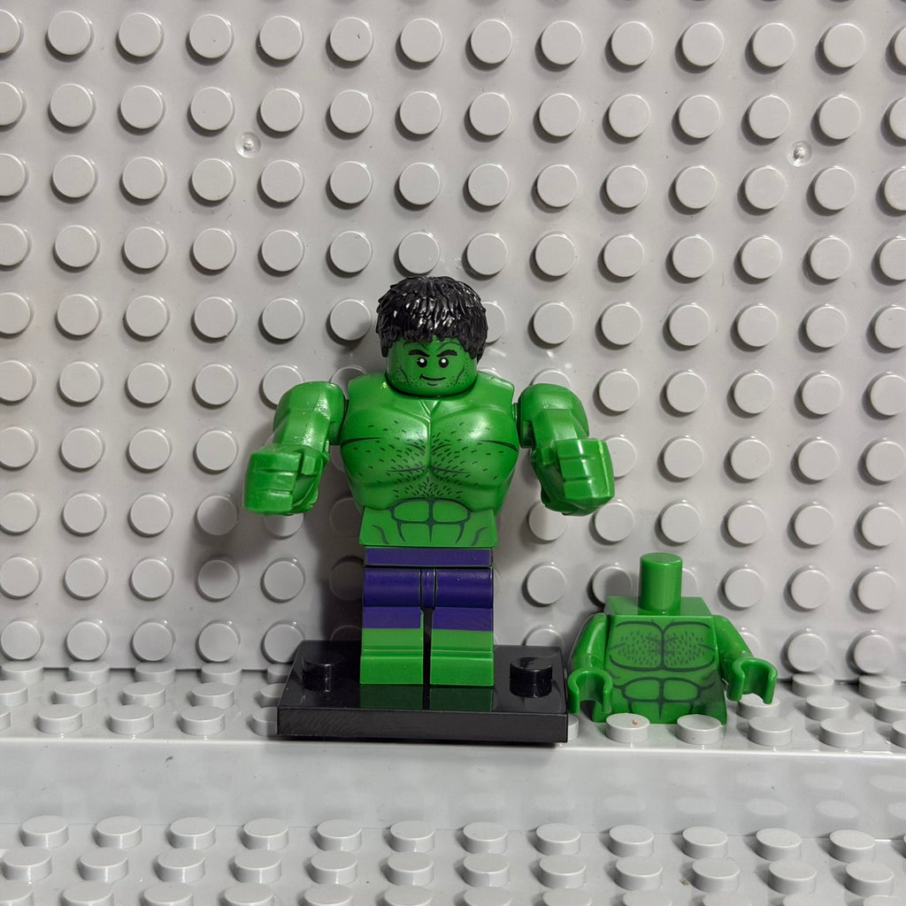Hulk Marvel Superhero minifigure Lego Compatible