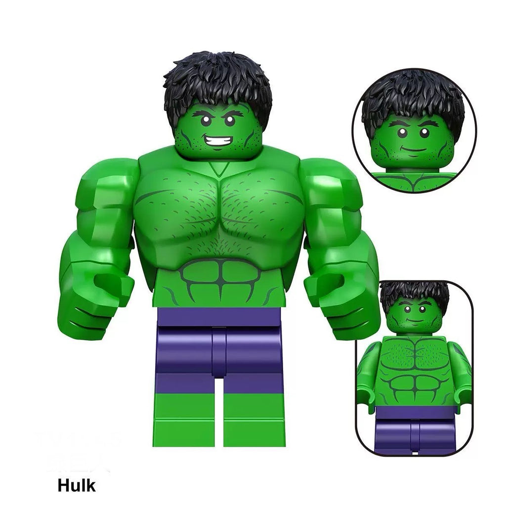 Hulk Marvel Superhero minifigure Lego Compatible