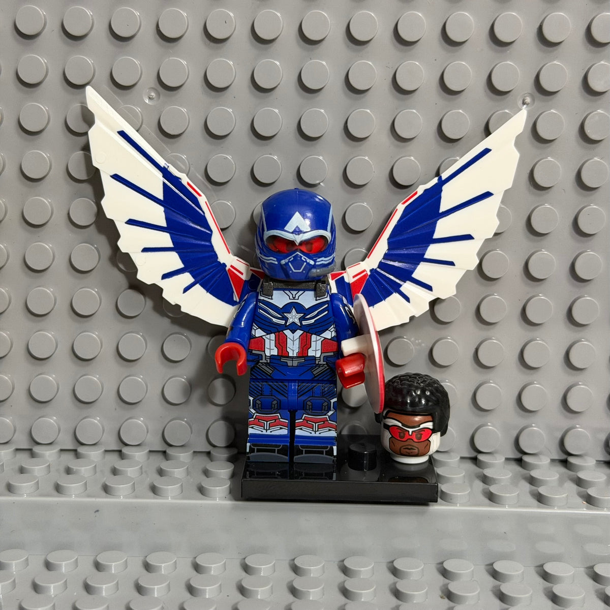 Captain America Marvel Superhero minifigure Lego Compatible