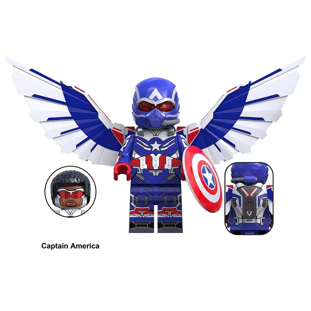 Captain America Marvel Superhero minifigure Lego Compatible