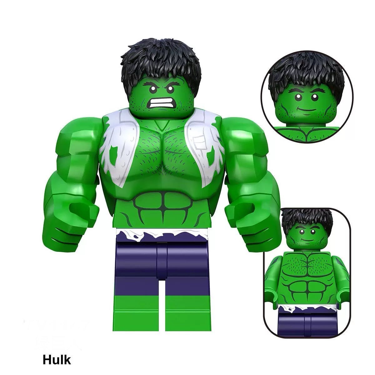 Hulk Marvel Superhero minifigure Lego Compatible