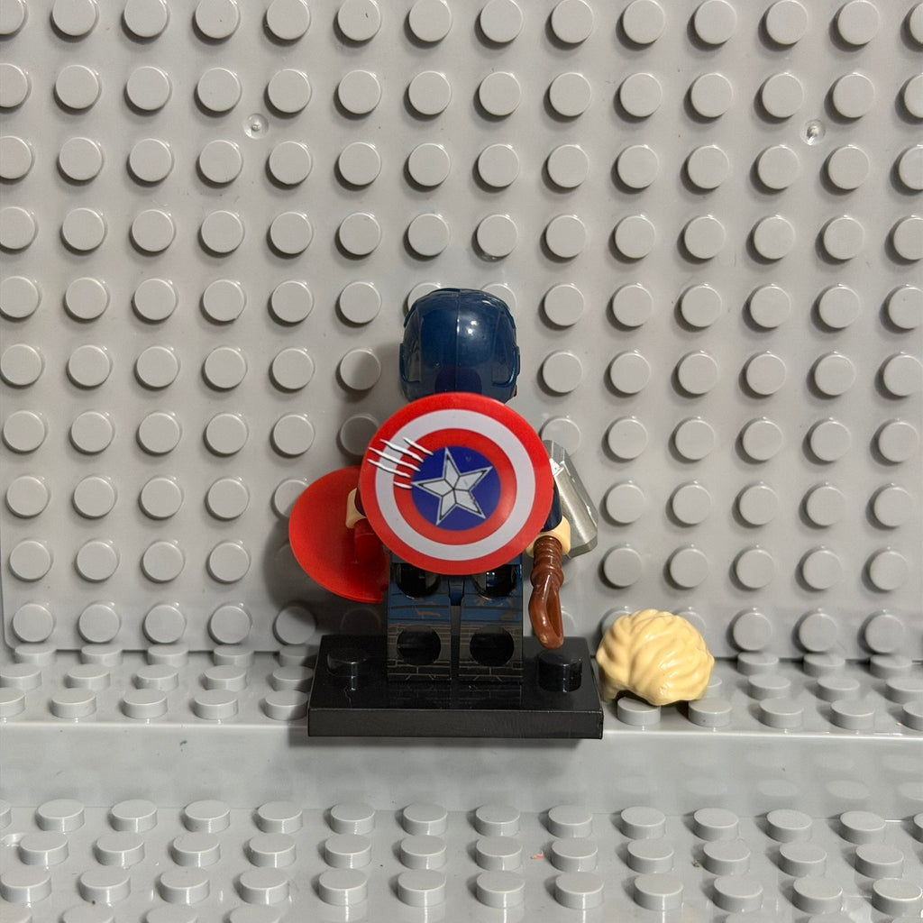 Captain America Marvel Superhero minifigure Lego Compatible