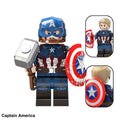 Captain America Marvel Superhero minifigure Lego Compatible