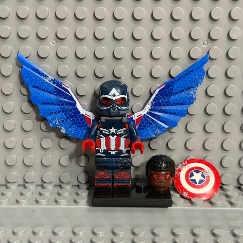 Captain America Marvel Superhero minifigure Lego Compatible