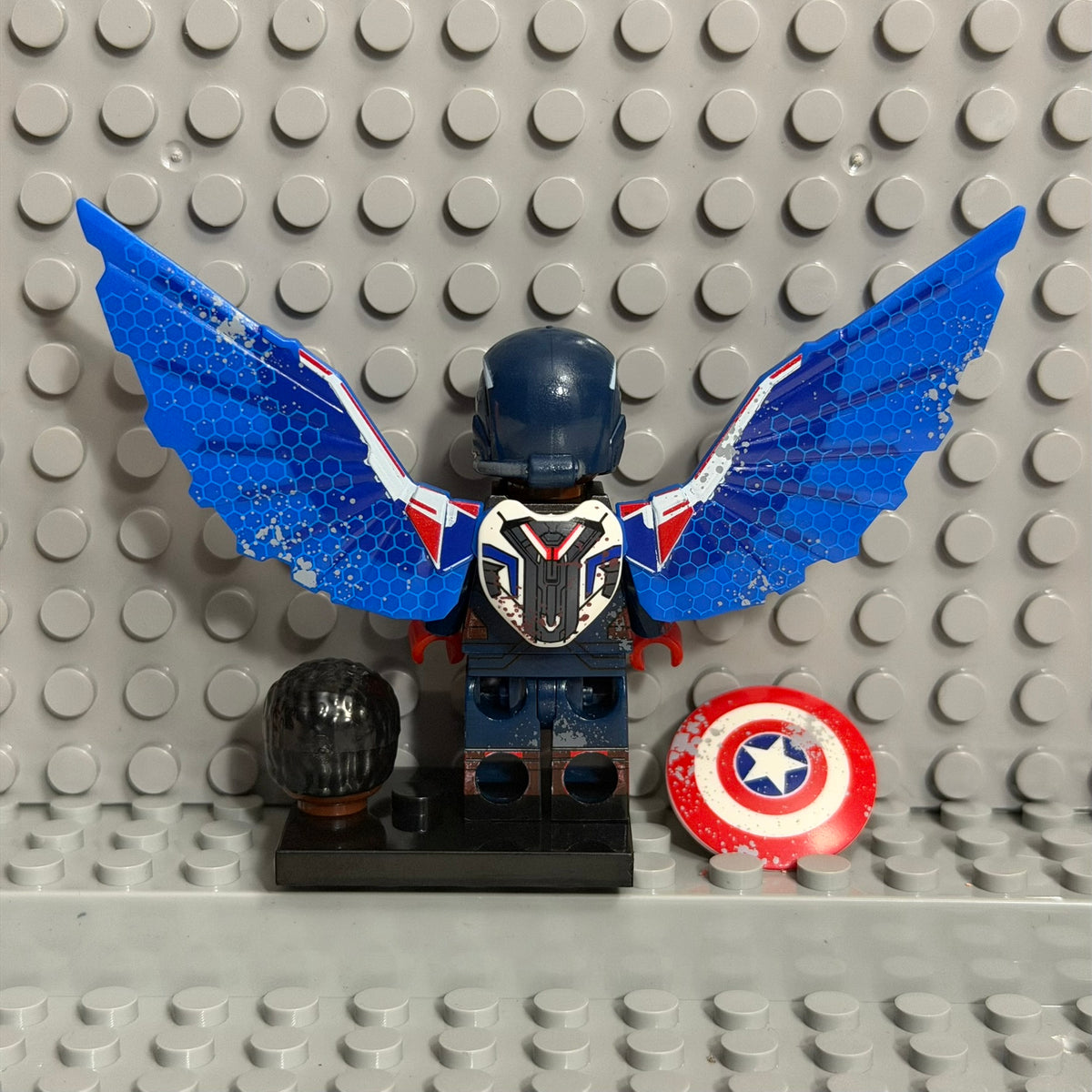 Captain America Marvel Superhero minifigure Lego Compatible