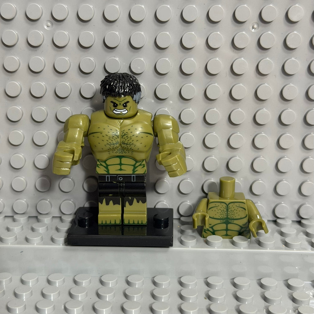 Hulk Marvel Superhero minifigure Lego Compatible