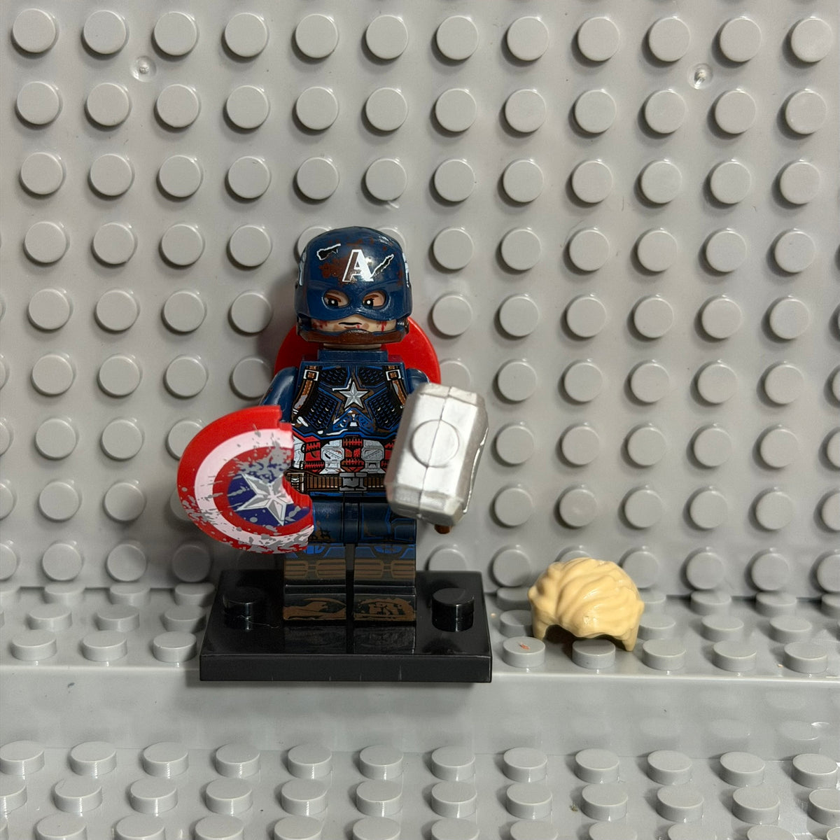 Captain America Marvel Superhero minifigure Lego Compatible