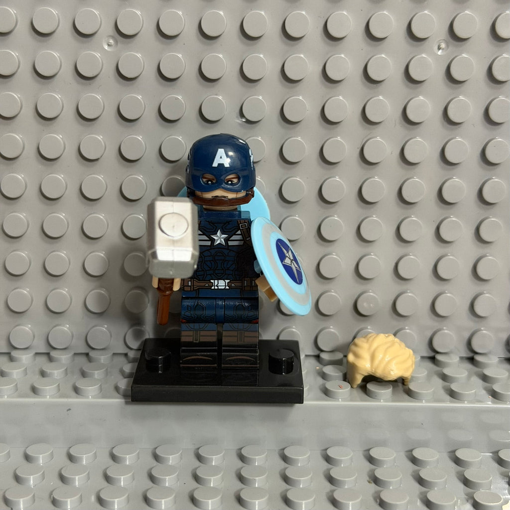 Captain America Marvel Superhero minifigure Lego Compatible