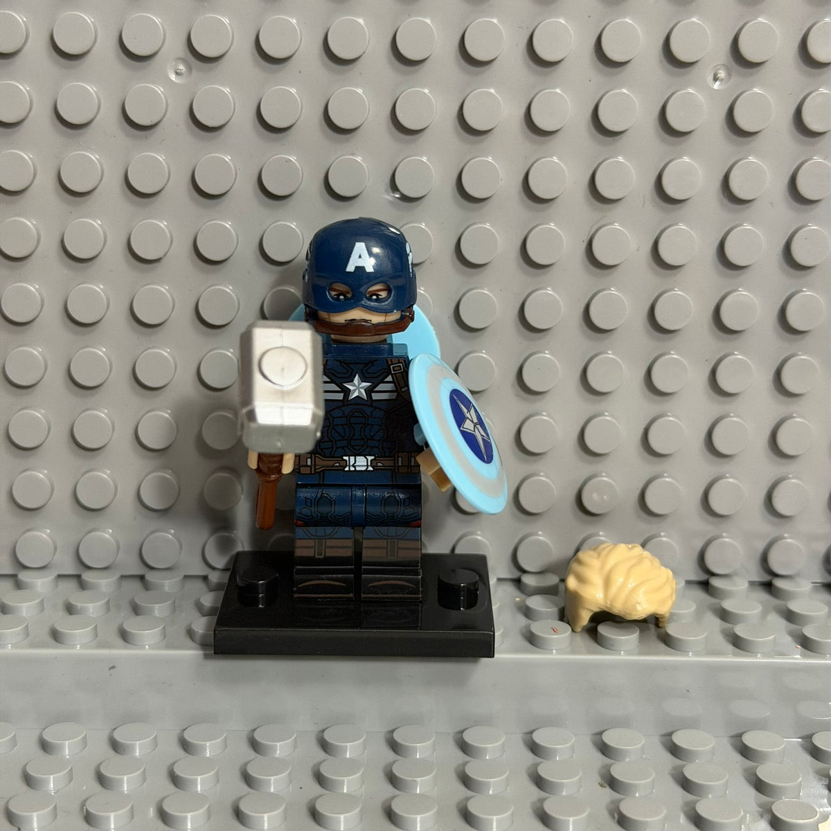 Captain America Marvel Superhero minifigure Lego Compatible