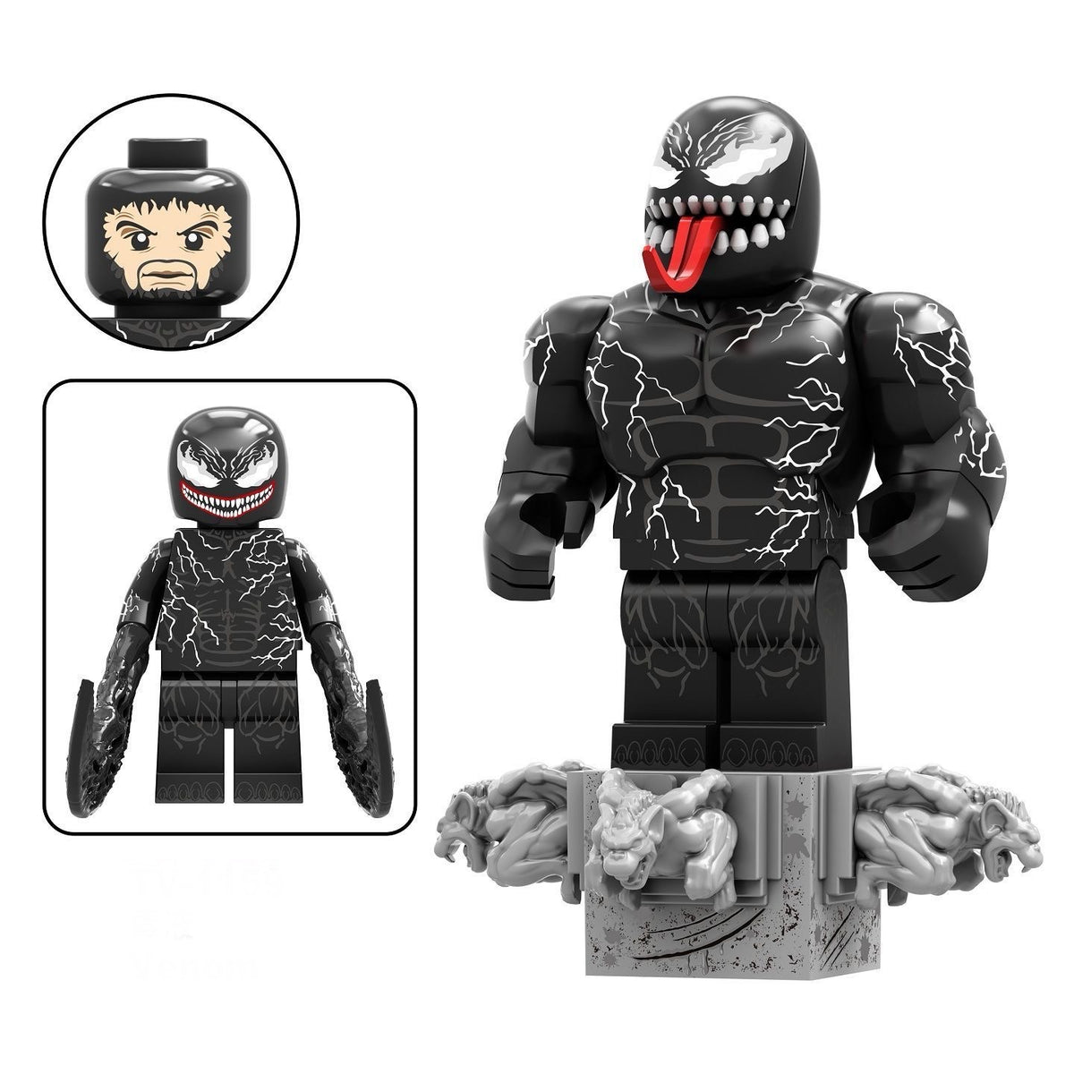 Venom Marvel Superhero minifigure Lego Compatible