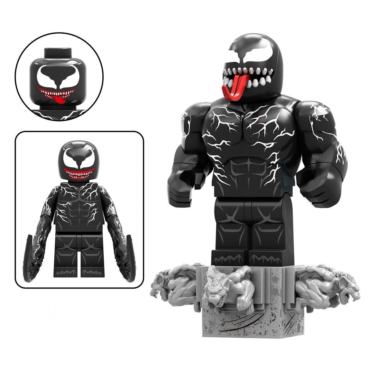 Venom Marvel Superhero minifigure Lego Compatible