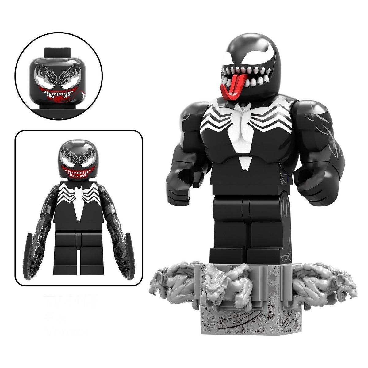 Venom Marvel Superhero minifigure Lego Compatible