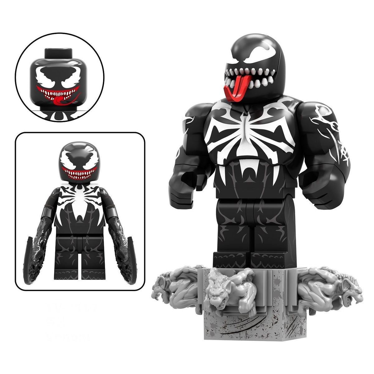 Venom Marvel Superhero minifigure Lego Compatible