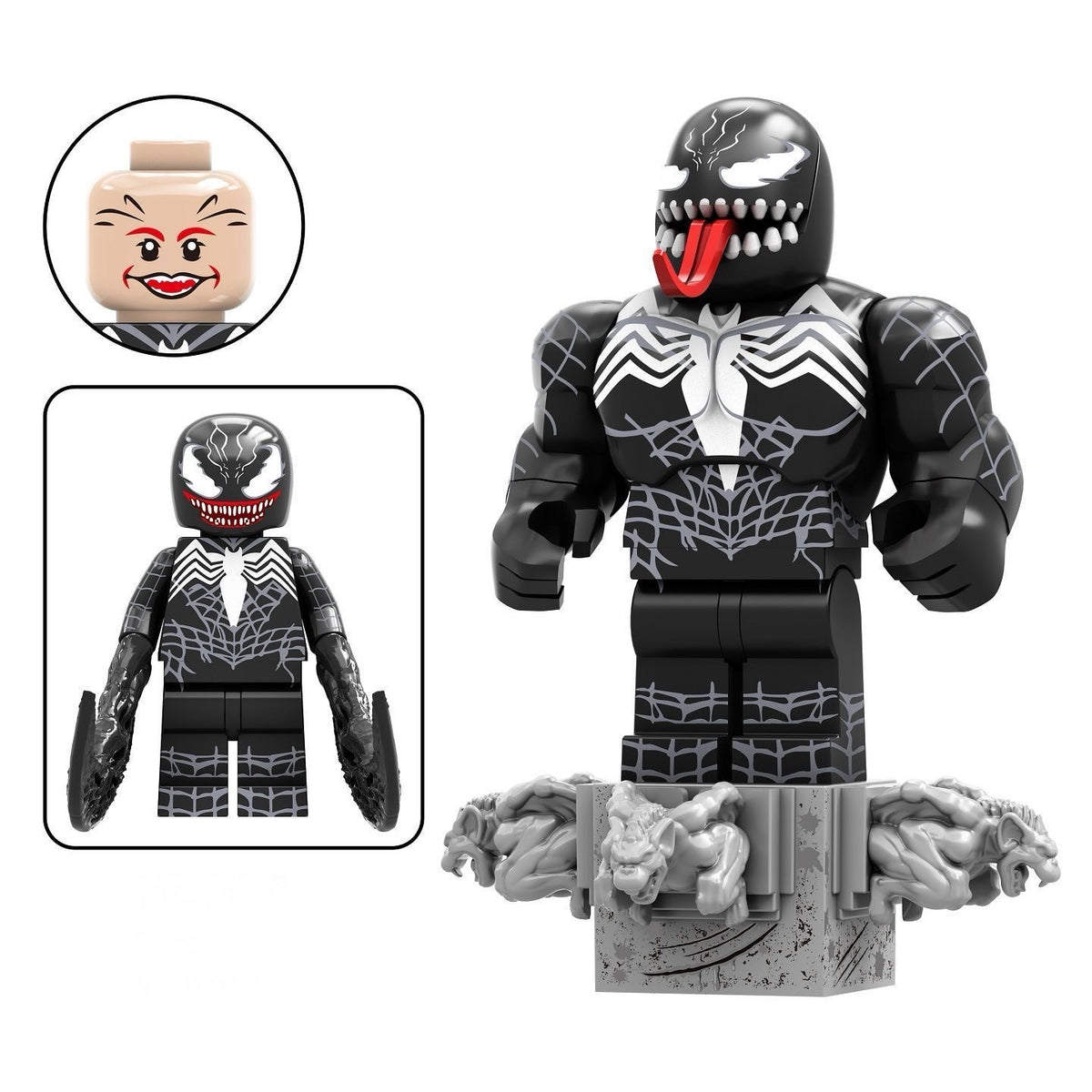 Venom Marvel Superhero minifigure Lego Compatible