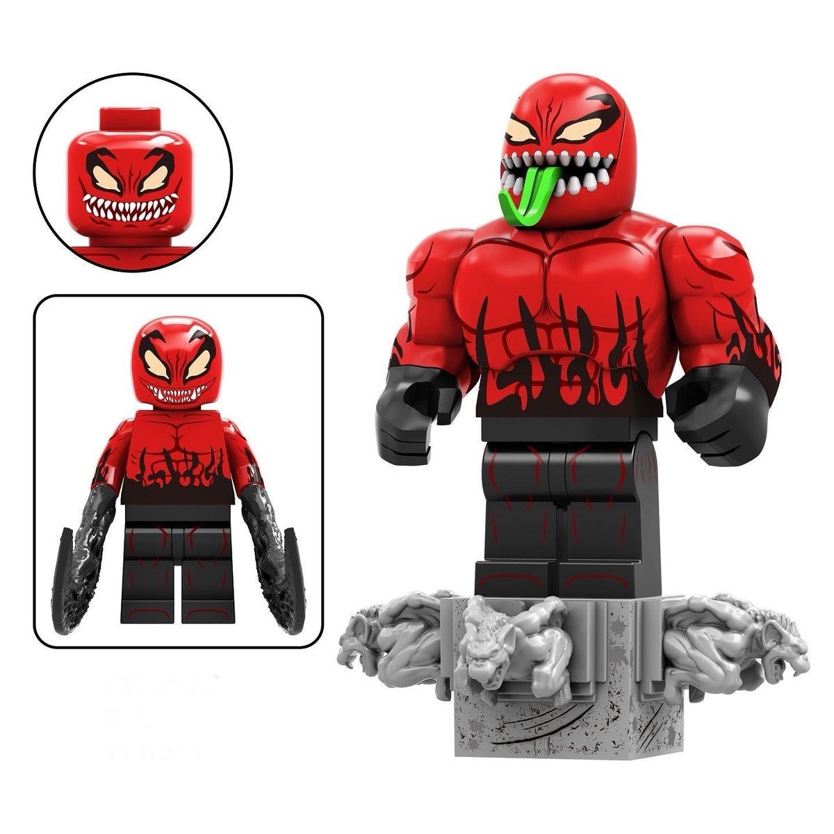 Toxin Venom Marvel Superhero minifigure Lego Compatible
