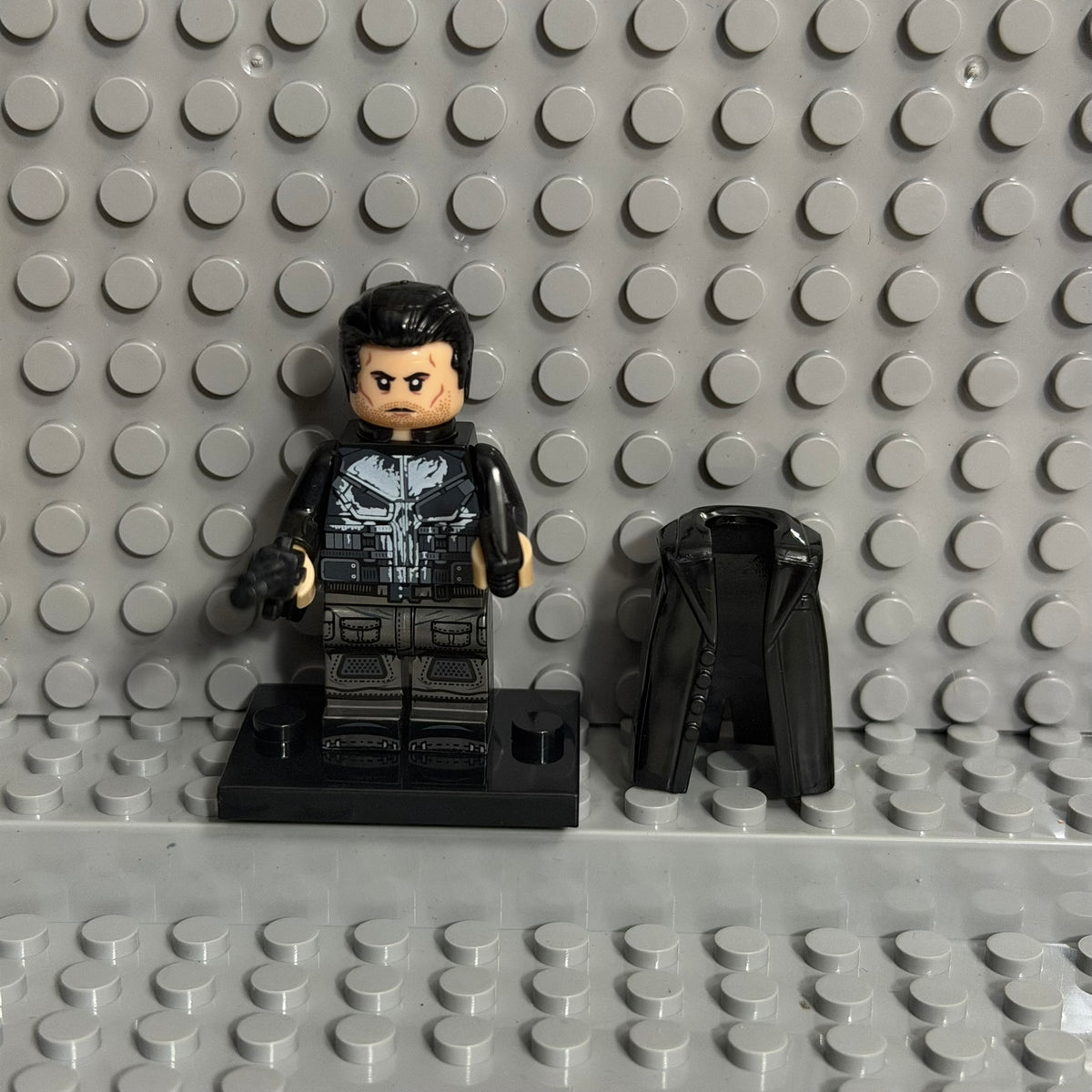 Punisher Marvel Superhero minifigure Lego Compatible