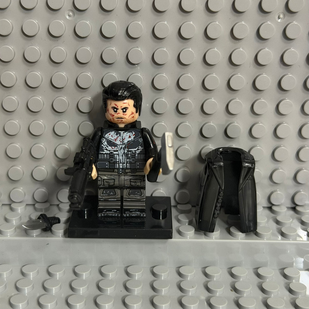 Punisher Marvel Superhero minifigure Lego Compatible
