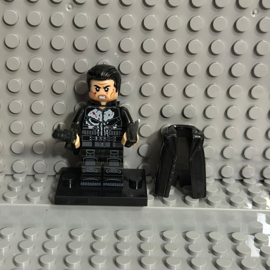Punisher Marvel Superhero minifigure Lego Compatible
