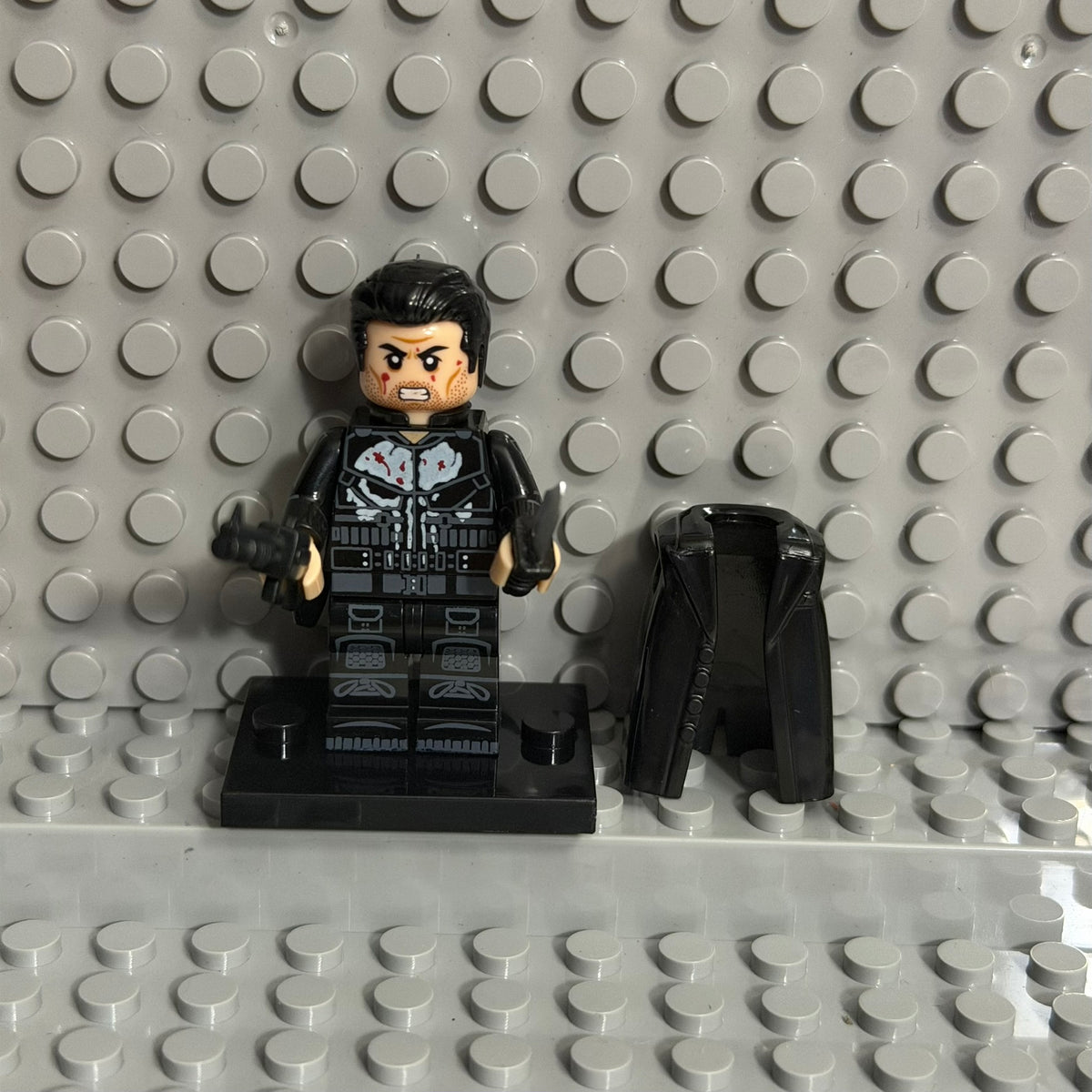 Punisher Marvel Superhero minifigure Lego Compatible