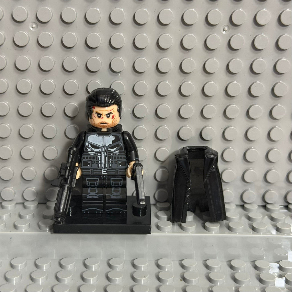 Punisher Marvel Superhero minifigure Lego Compatible