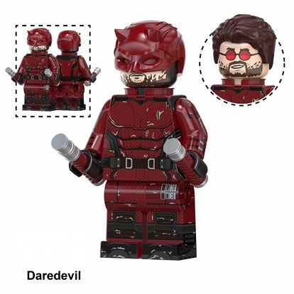 Daredevil Marvel Superhero minifigure Lego Compatible