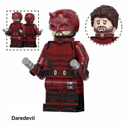 Daredevil Marvel Superhero minifigure Lego Compatible