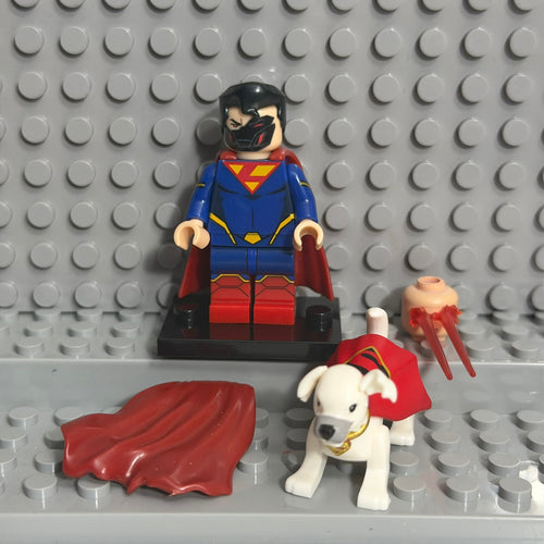 Cyborg Superman DC superhero minifigure Lego Compatible