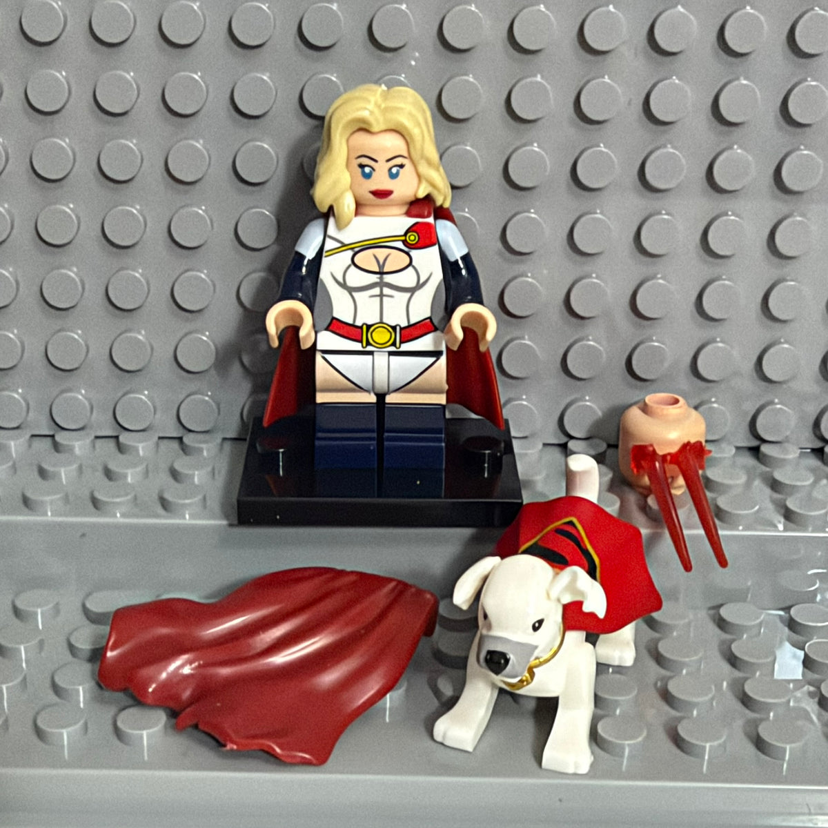 Super Girl DC superhero minifigure Lego Compatible