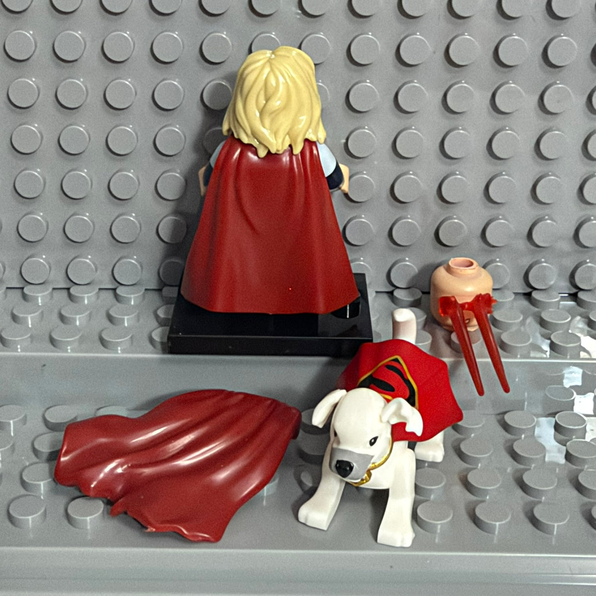 Super Girl DC superhero minifigure Lego Compatible