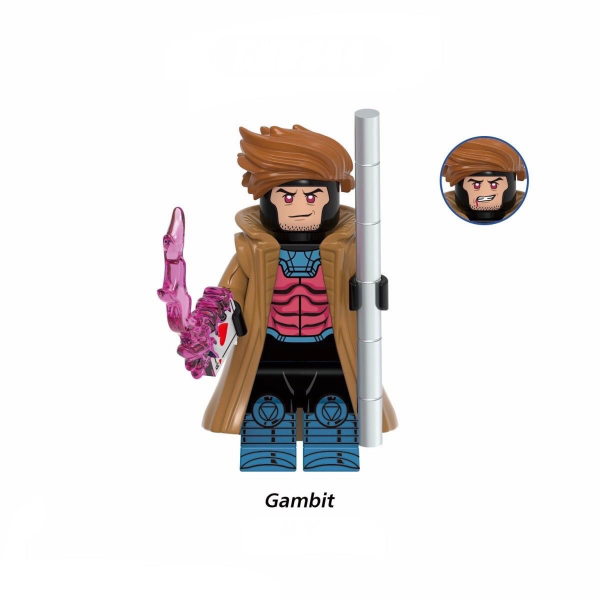 Gambit Marvel superhero minifigure 0944