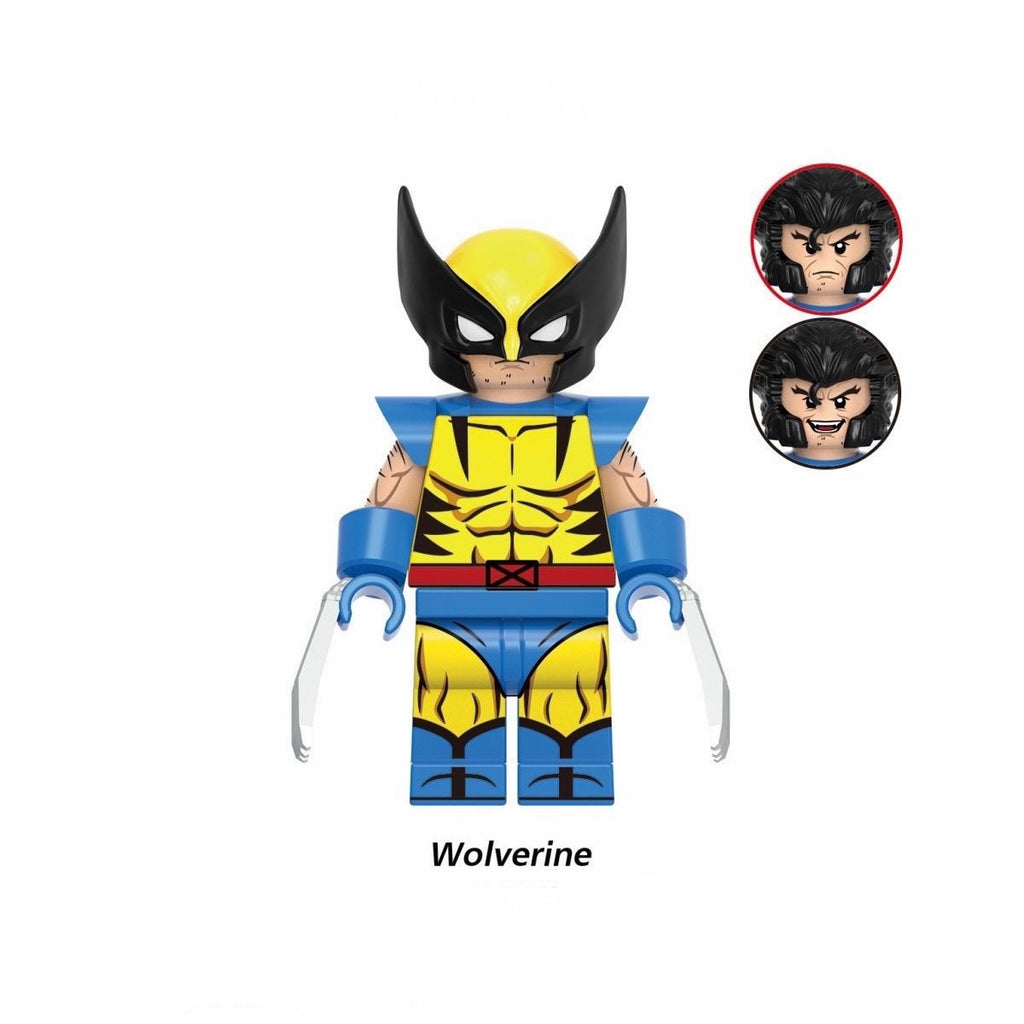 Wolverine Marvel superhero minifigure Lego Compatible