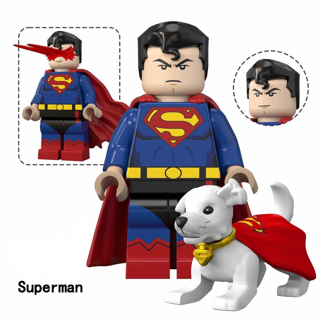 Superman DC superhero minifigure Lego Compatible