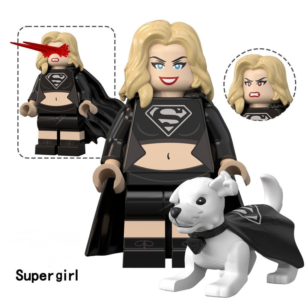 Super Girl DC superhero minifigure Lego Compatible