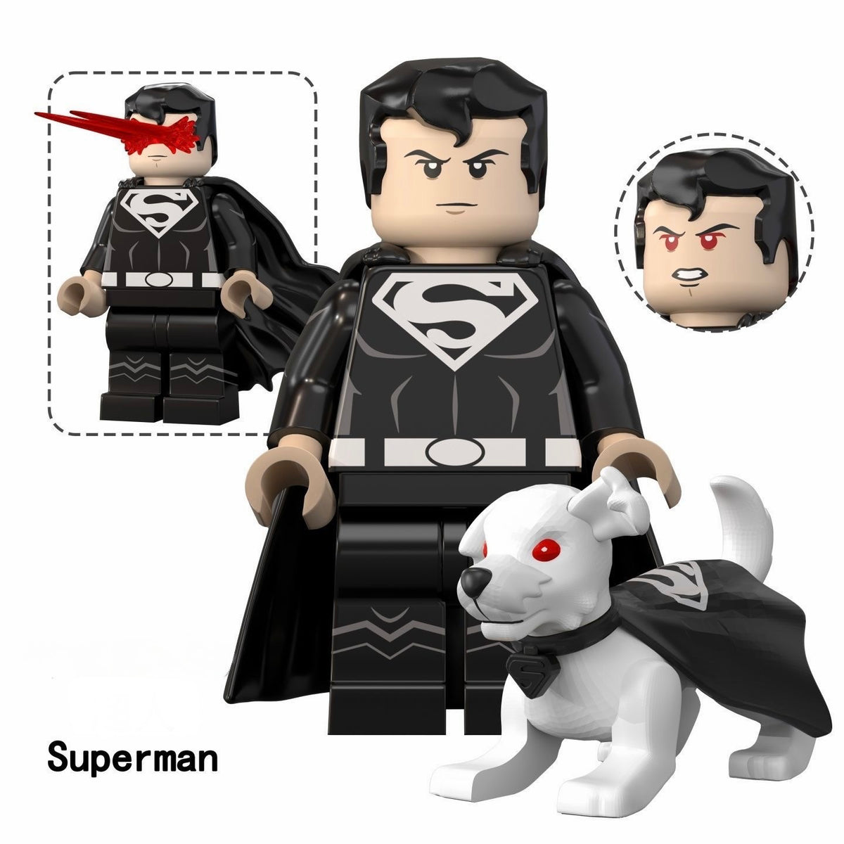 Superman DC superhero minifigure Lego Compatible