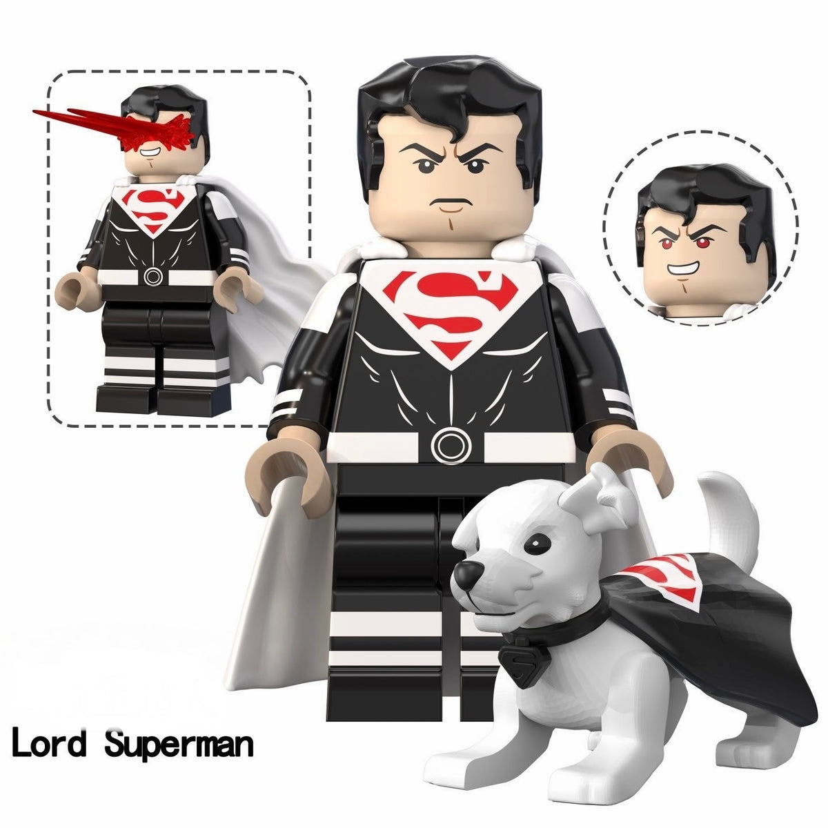 Lord Superman DC superhero minifigure Lego Compatible