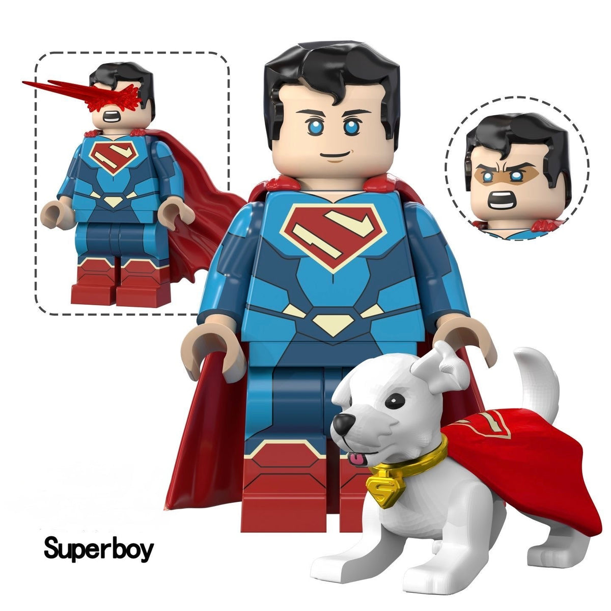 Superboy DC superhero minifigure Lego Compatible
