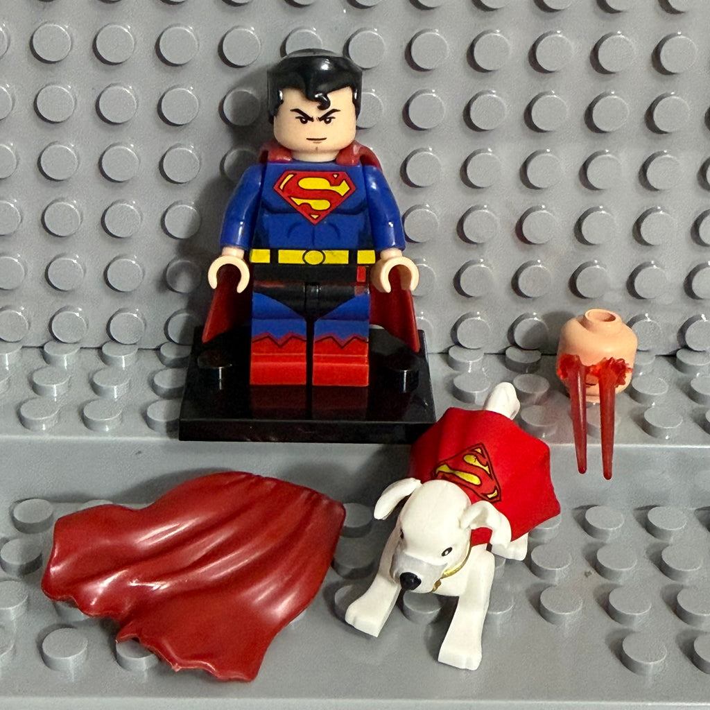 Superman DC superhero minifigure Lego Compatible