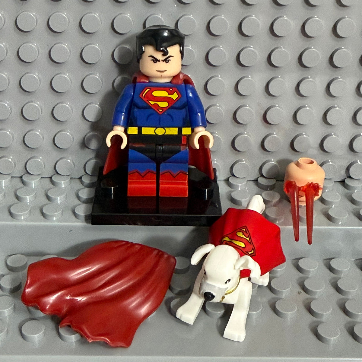 Superman DC superhero minifigure Lego Compatible